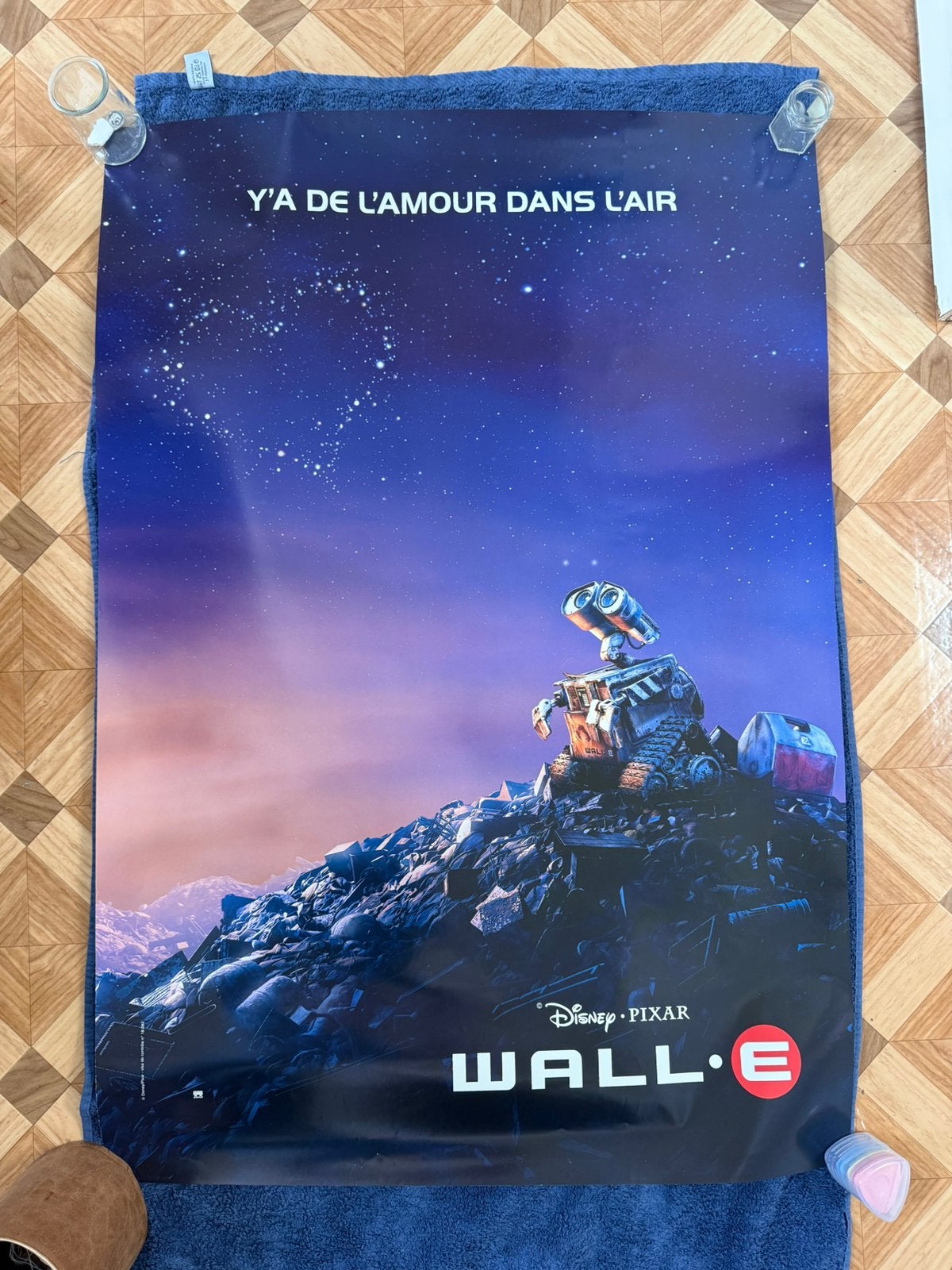 Wall-E poster, Ophalen of Verzenden, Overige figuren, Zo goed als nieuw, Plaatje of Poster
