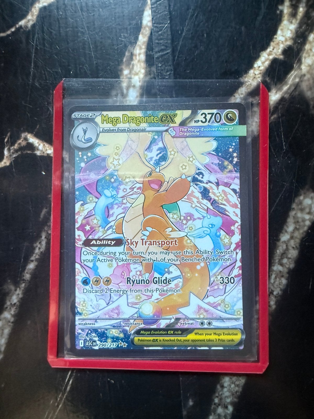 Mega dragonite ex 290/217, Enlèvement ou Envoi, Comme neuf