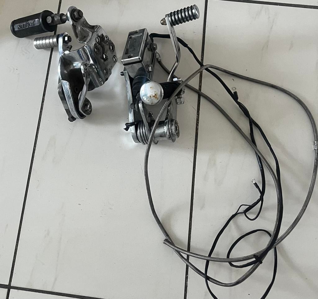 Harley davidson shovelhead forward controls chopper, Motoren, Verzenden, Gebruikt