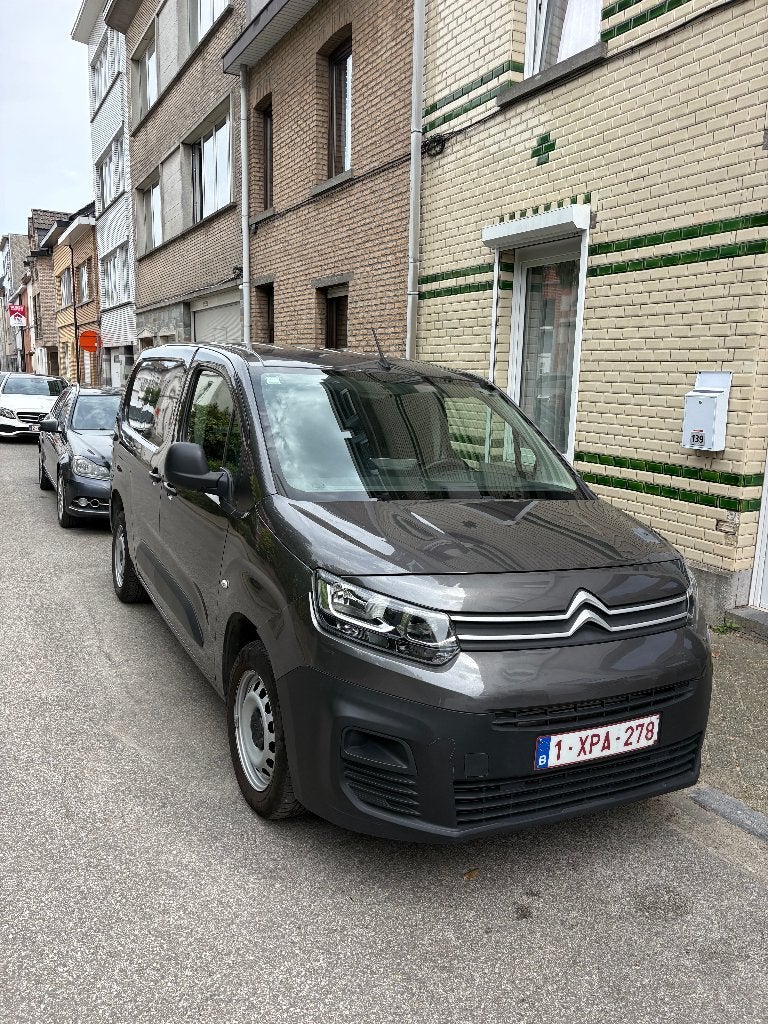 Citroen Berlingo Long Chassis 1.2 Ess 110cv  Airco 3 places, Achat, Euro 6, 3 places, Autres couleurs