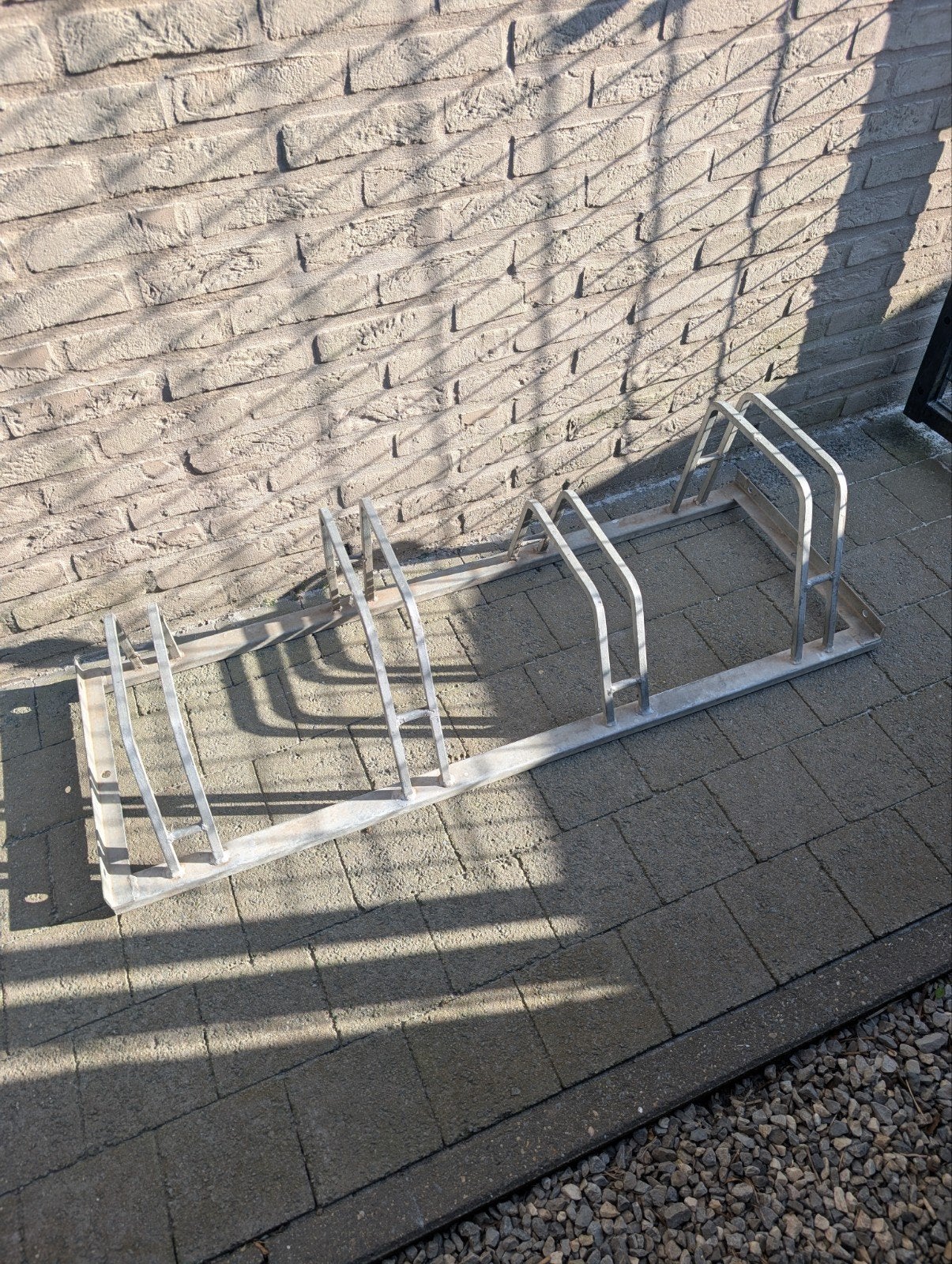 Fietsrek 4 plaatsen, Ophalen