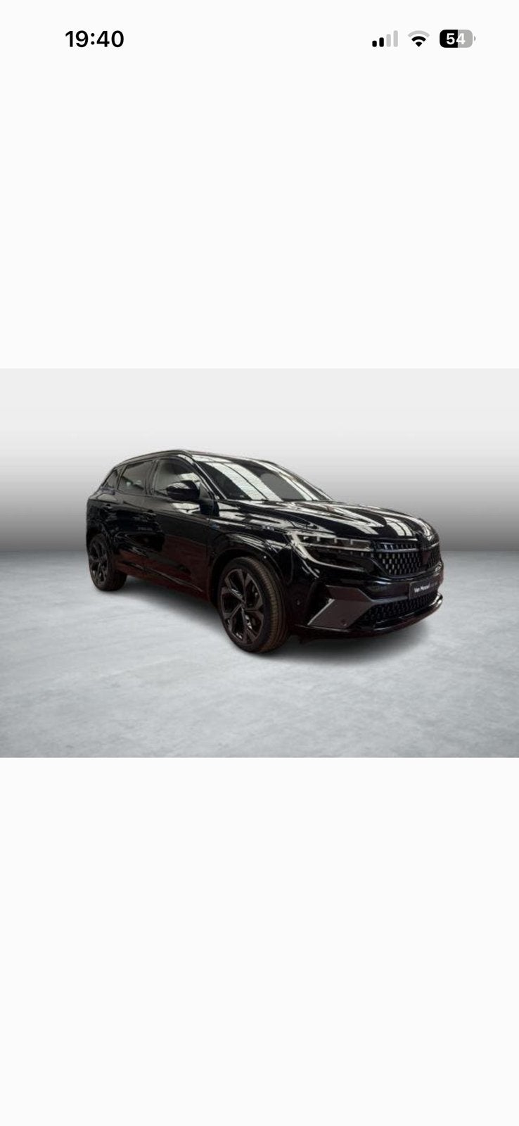 Renault Austral hybride, Leder en Stof, Zwart, 5 zetels, 5 deurs