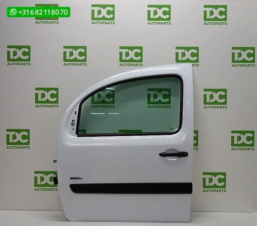 Renault Kangoo ('07-'19) Voorportier links wit, Gebruikt, Voor, Ophalen of Verzenden, Renault