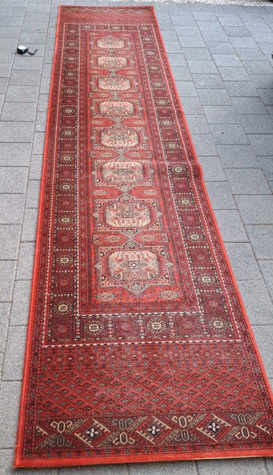 Oosters tapijt, Ophalen