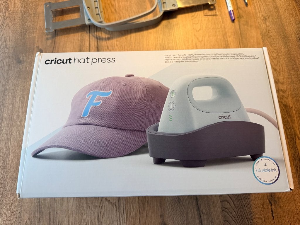 Cricut hat press, Zo goed als nieuw, Kunststof, Blauw, Cricut