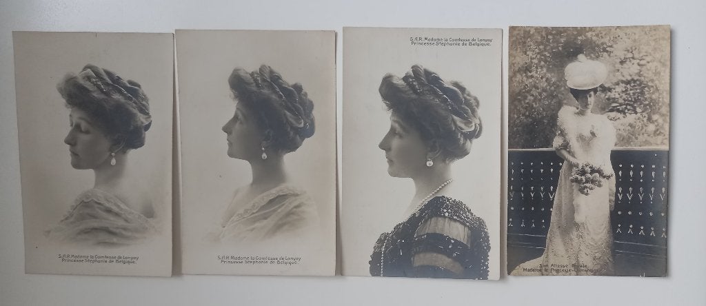 Anciennes cartes postales / Princesses de Belgique, Enlèvement