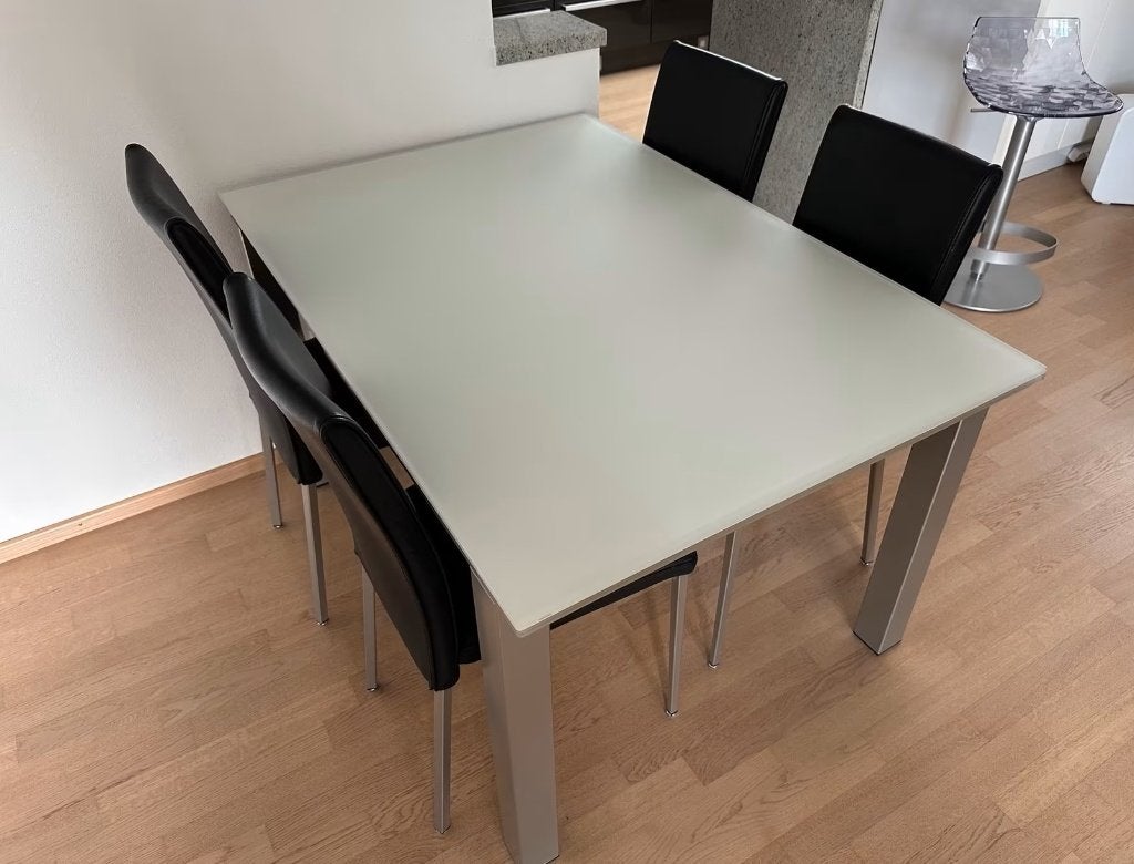 Aéroport Calligaris CS4011, Maison & Meubles, Tables | Tables à manger, Utilisé, 50 à 100 cm, 150 à 200 cm, Cinq personnes ou plus