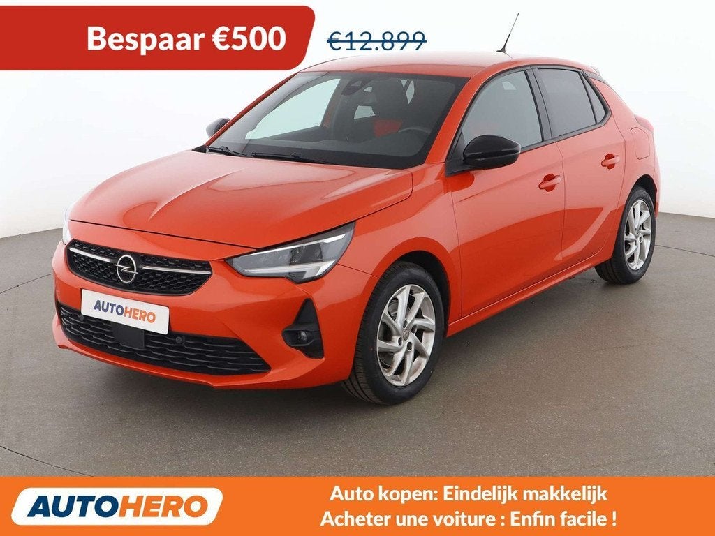 Opel Corsa 1.2 Turbo GS Line (bj 2021), Auto's, Voorwielaandrijving, Gebruikt, 1 kg, Lichtsensor