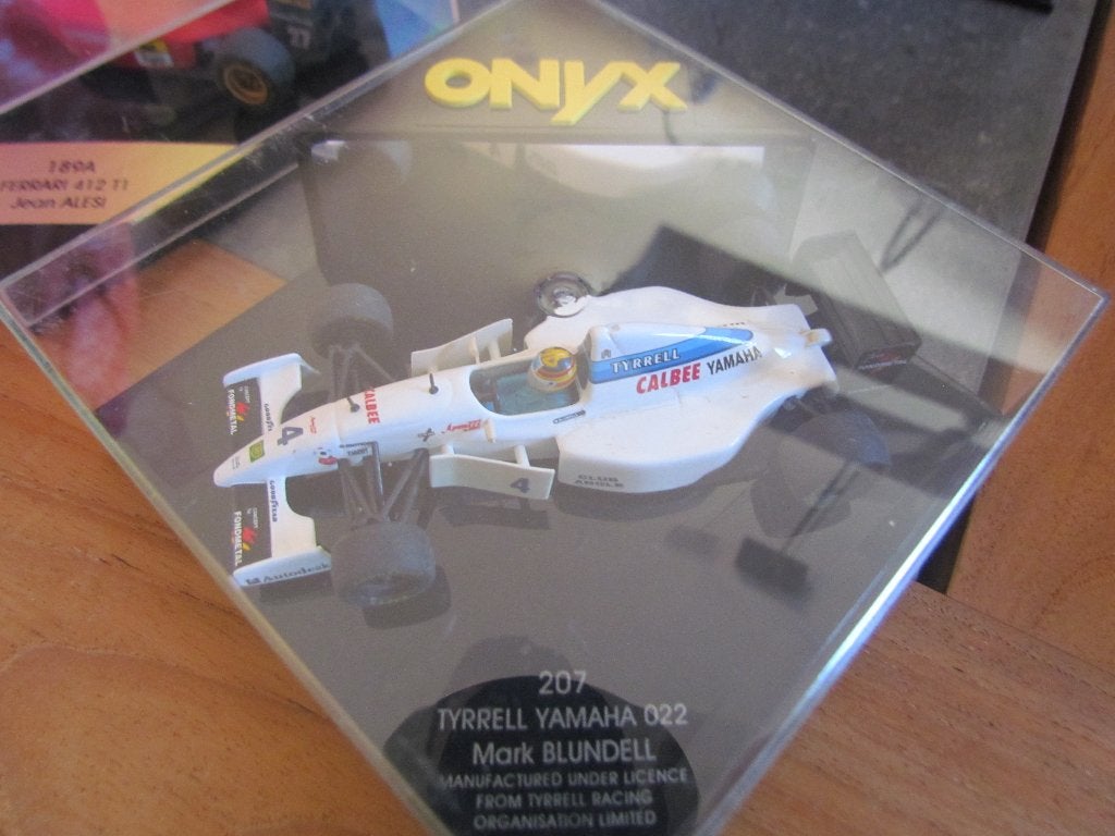 ONYX Tyrrell Yamaha 022 - M. Blundell 1/43, Ophalen of Verzenden, Nieuw, Auto