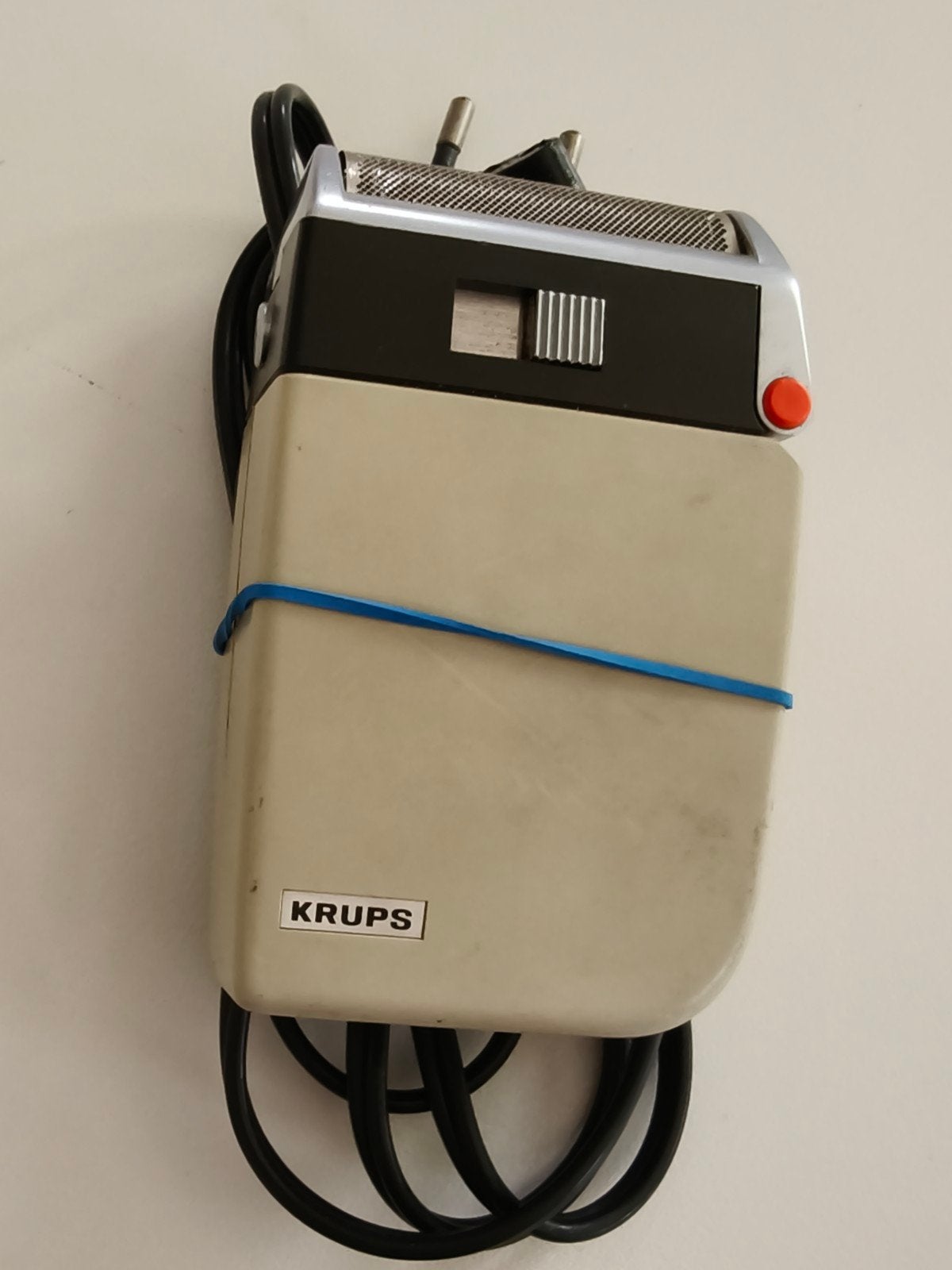 Vintage scheerapparaat Krups Flexonic junior, Collections, Appareils électroniques, Enlèvement ou Envoi