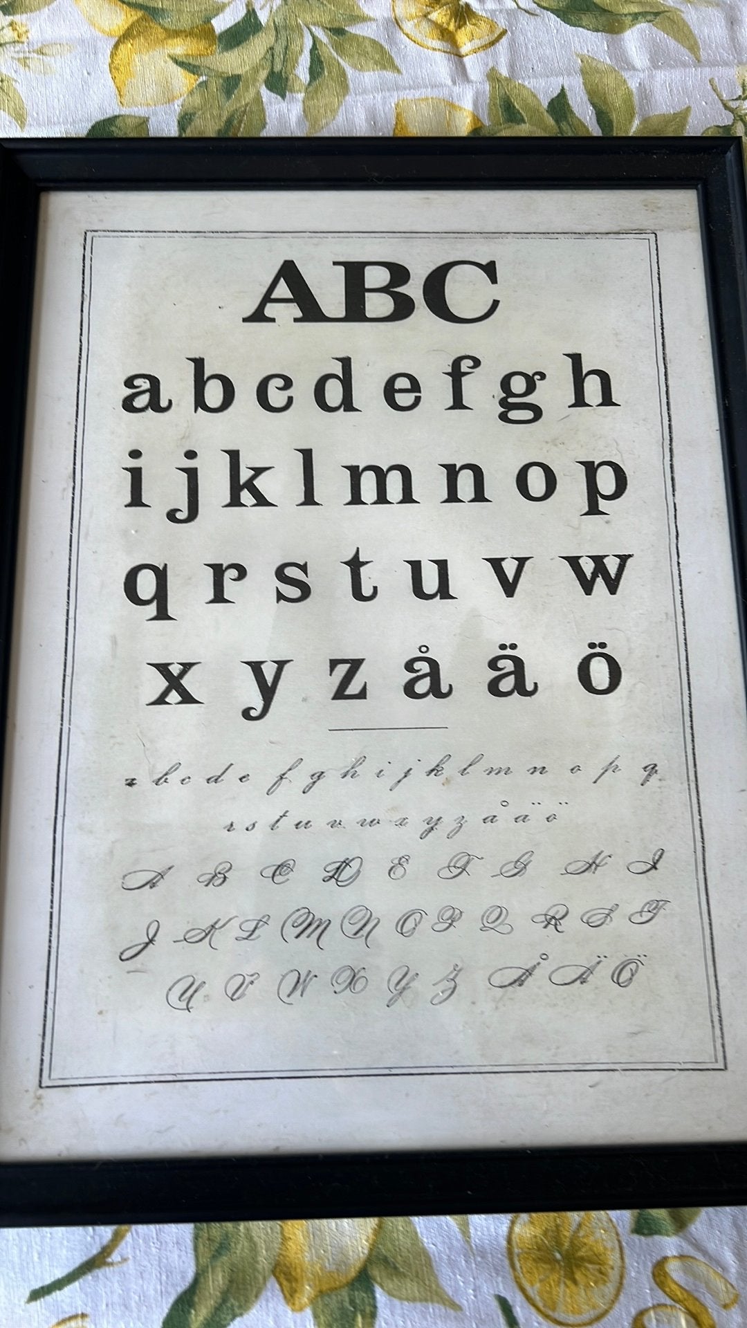 Cadré alphabet d opticien hau42 cm largeur 32 cm, Maison & Meubles, Accessoires pour la Maison | Tableaux à écrire & Proverbes