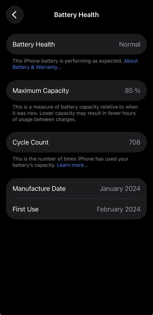 iPhone 15 Pro - 512 GB - 85%, Télécoms, 512 GB, IPhone 15, Enlèvement ou Envoi, Sans abonnement