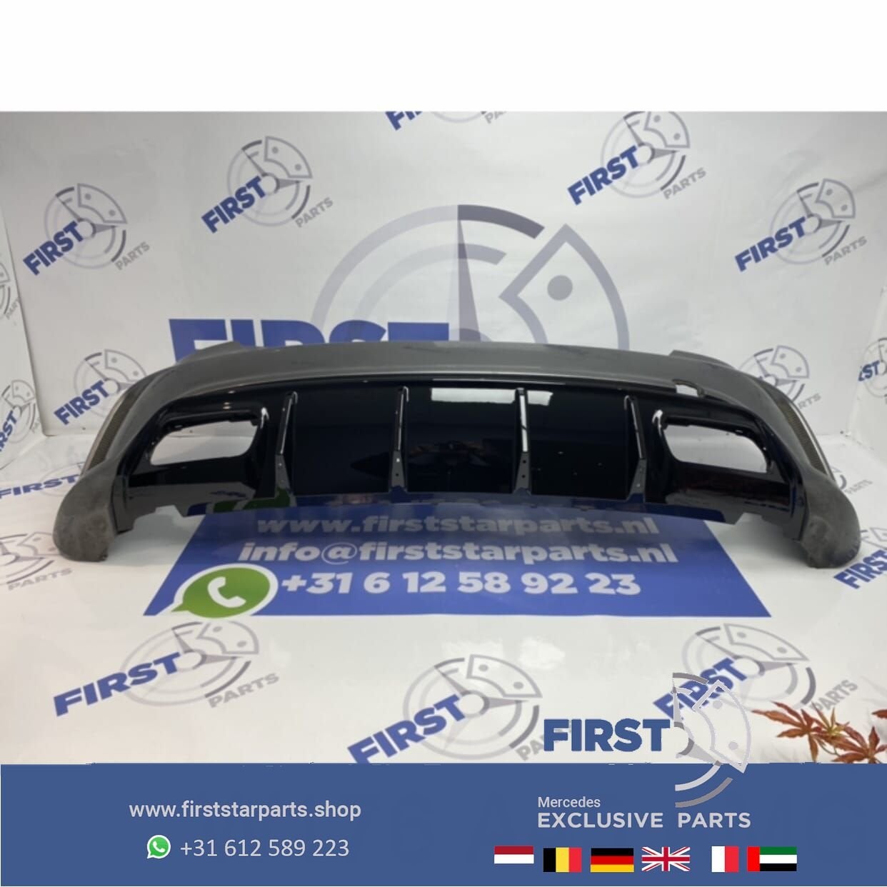 W176 FACELIFT A45 AMG ACHTERBUMPER COMPLEET GRIJS Mercedes A, Arrière, Utilisé, -, -