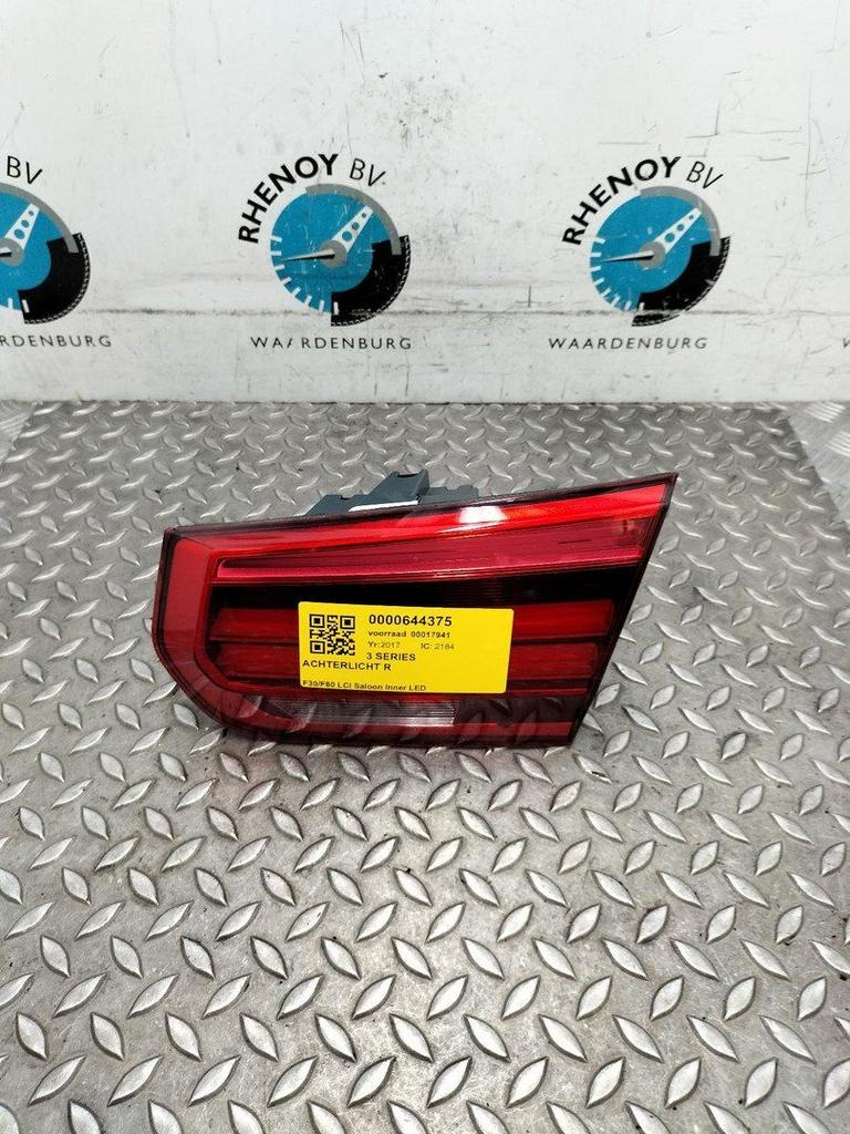 BMW 3 SERIES F30LCI 318d High Exec. ACHTERLICHT R 2017, Auto-onderdelen, Ophalen of Verzenden, Gebruikt, ARN erkend