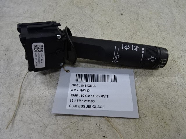 RUITENWISSER SCHAKELAAR Opel Insignia (20941131), Gebruikt, Opel, Opel Automobile GmbH, Kontakt-opel@opel.com