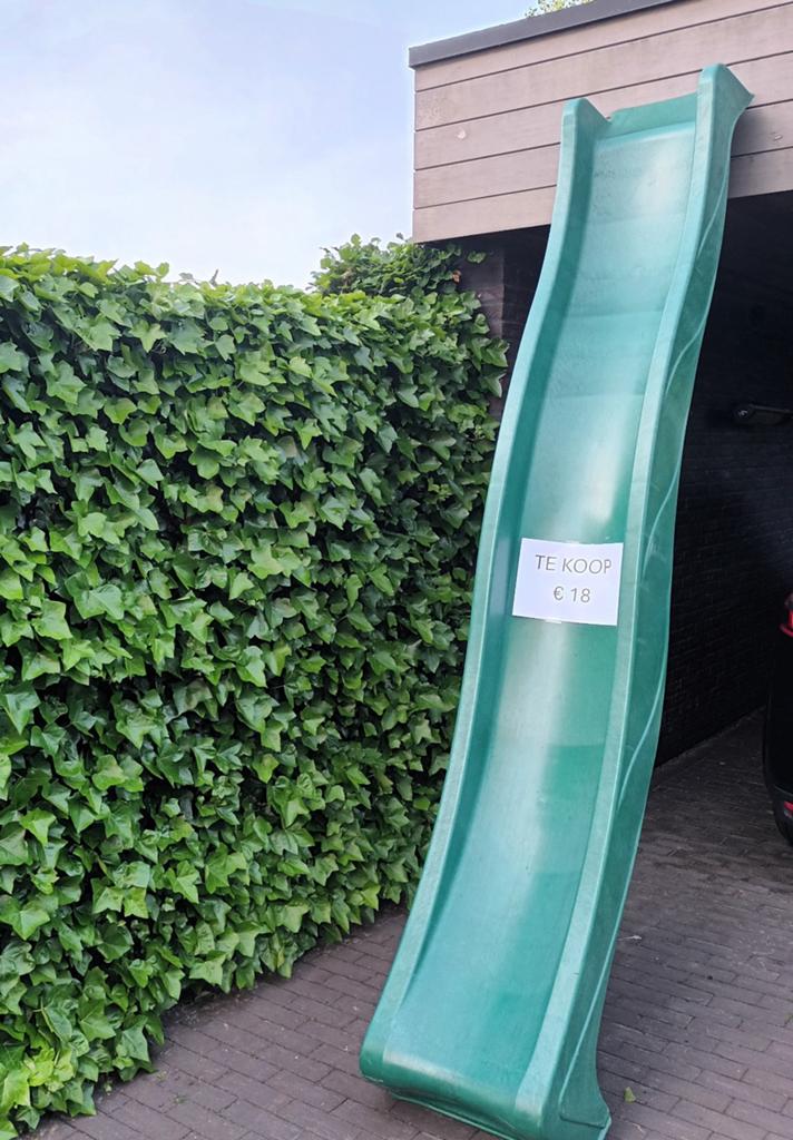 Groene glijbaan 300cm, Kinderen en Baby's, Ophalen, Glijbaan