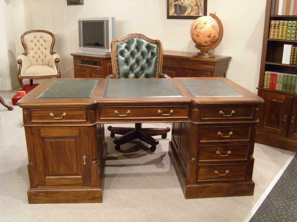 Partij klassieke chesterfield bureau's en fauteuils, Ophalen of Verzenden, Huis en Inrichting