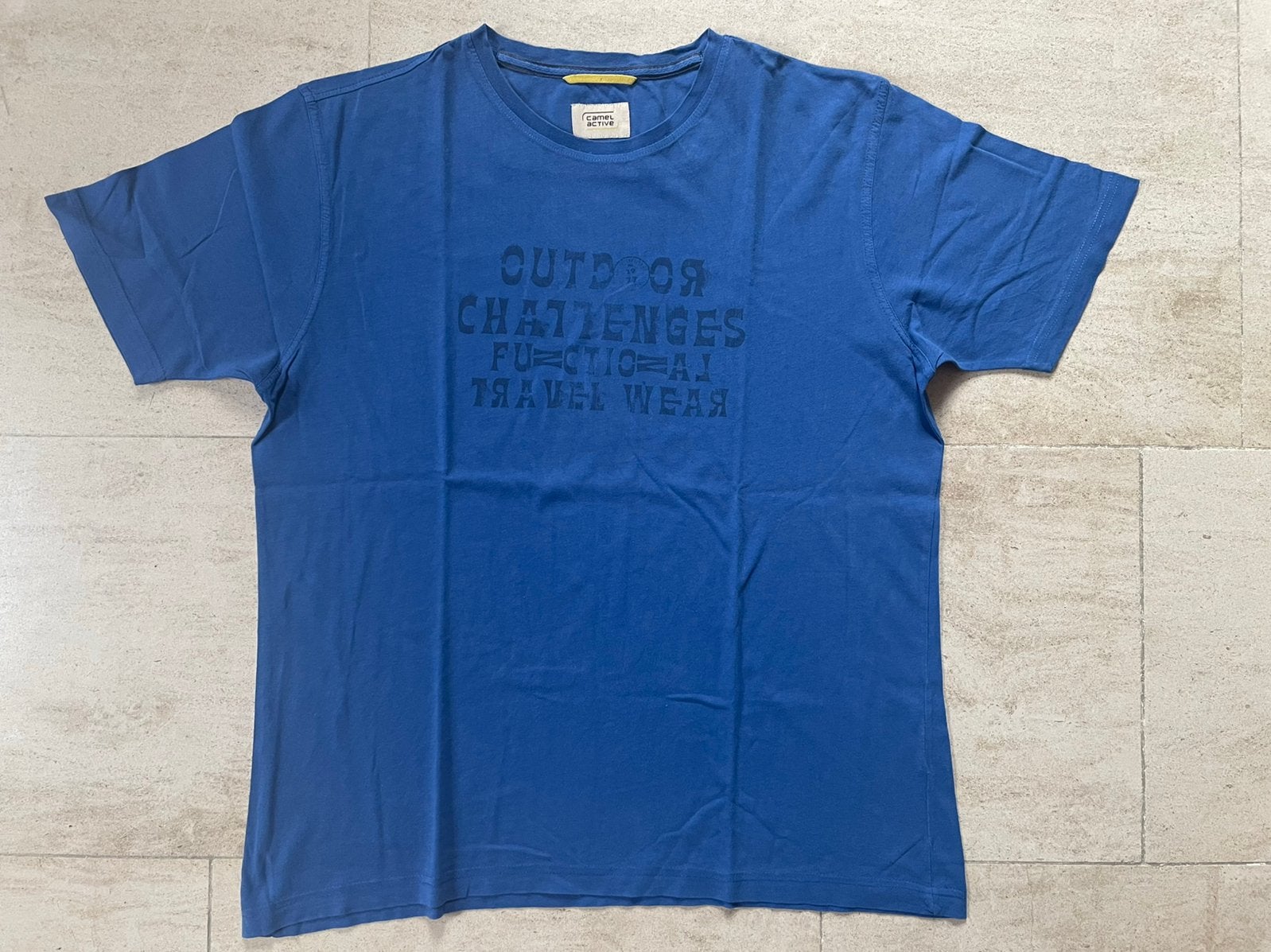 Mooi T-shirt Camel Active maat, Enlèvement ou Envoi, Taille 56/58 (XL), Porté, Bleu