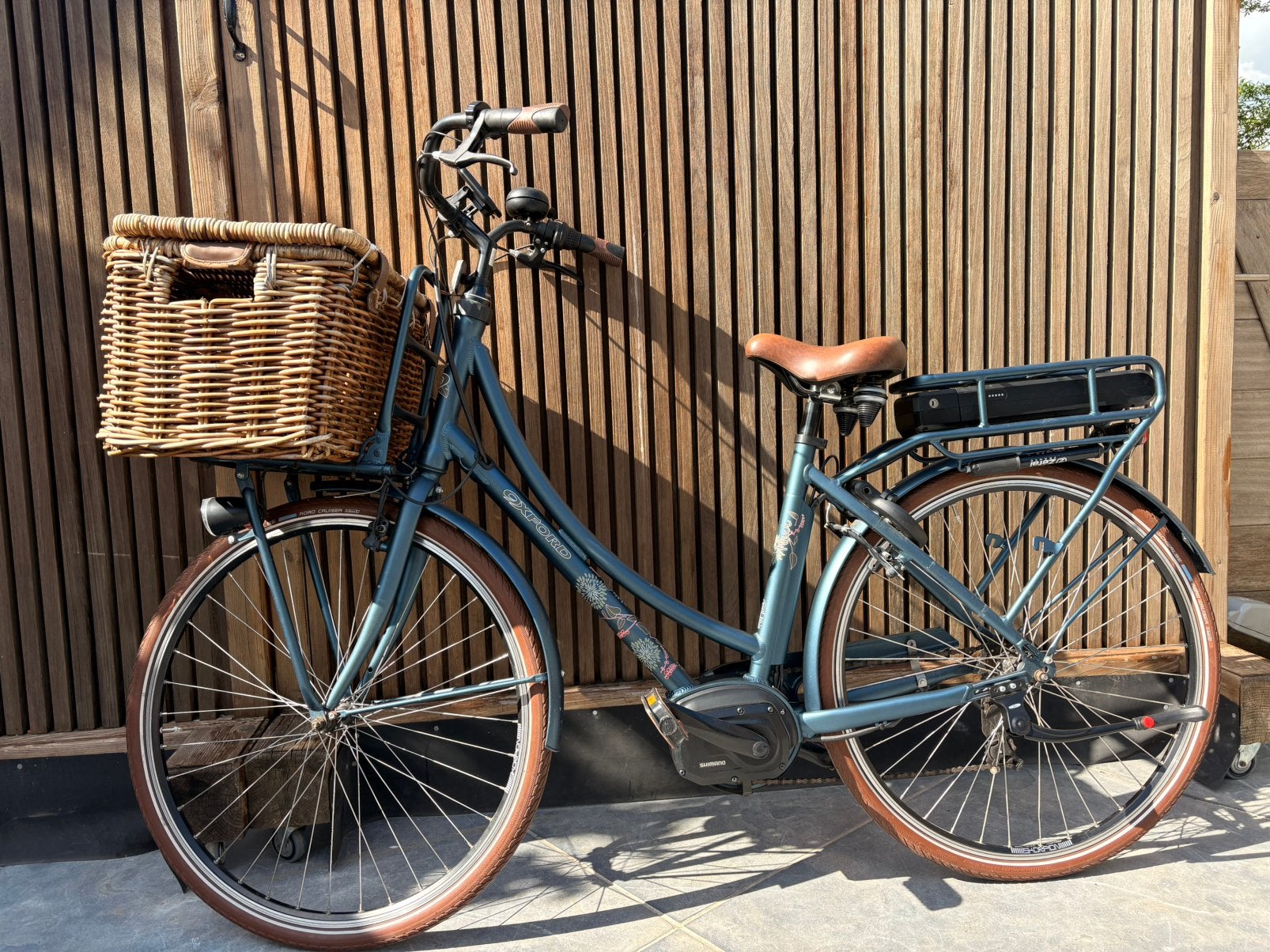 Elektrische fiets oxford fleur, Ophalen, Gebruikt