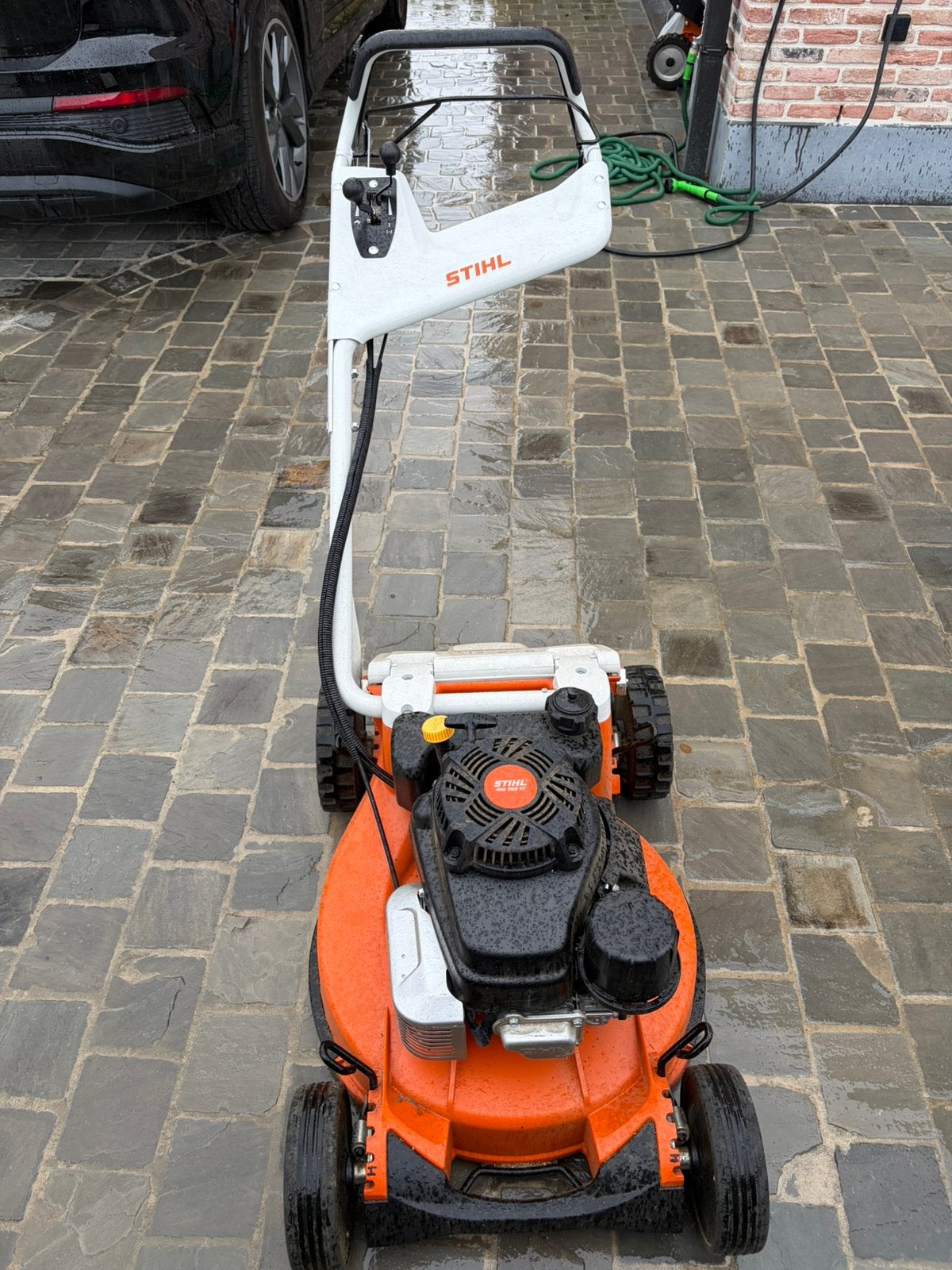 Te koop grasmaaier van stihl met mulchfunctie, Jardin & Terrasse, Tondeuses à gazon, Enlèvement, Comme neuf, Fonction de mulching