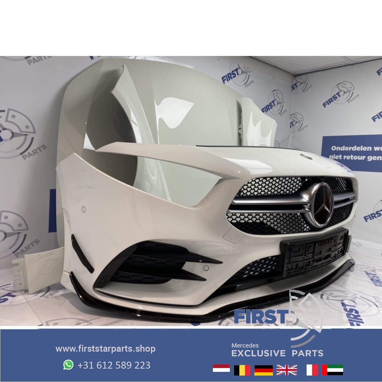 2023 W177 A35 AMG PERFORMANCE VOORKOP WIT Mercedes A Klasse, Auto-onderdelen, Gebruikt, -, Voor, Ophalen of Verzenden