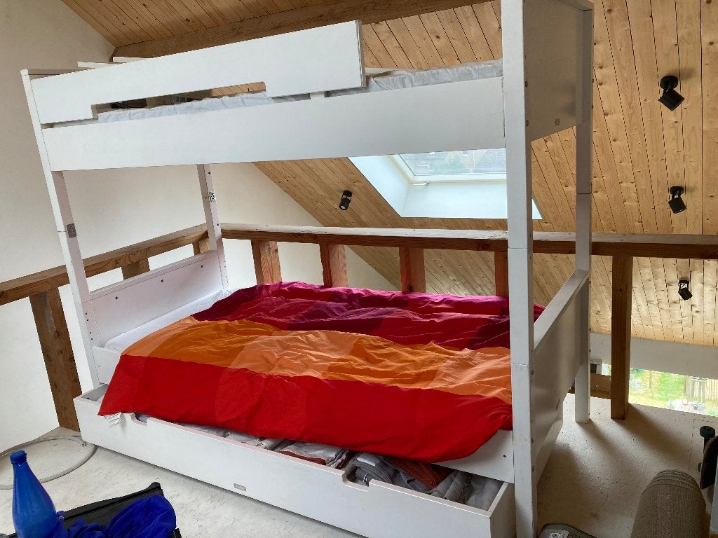 stapelbed, Ophalen, Gebruikt, 90 cm, Eenpersoons