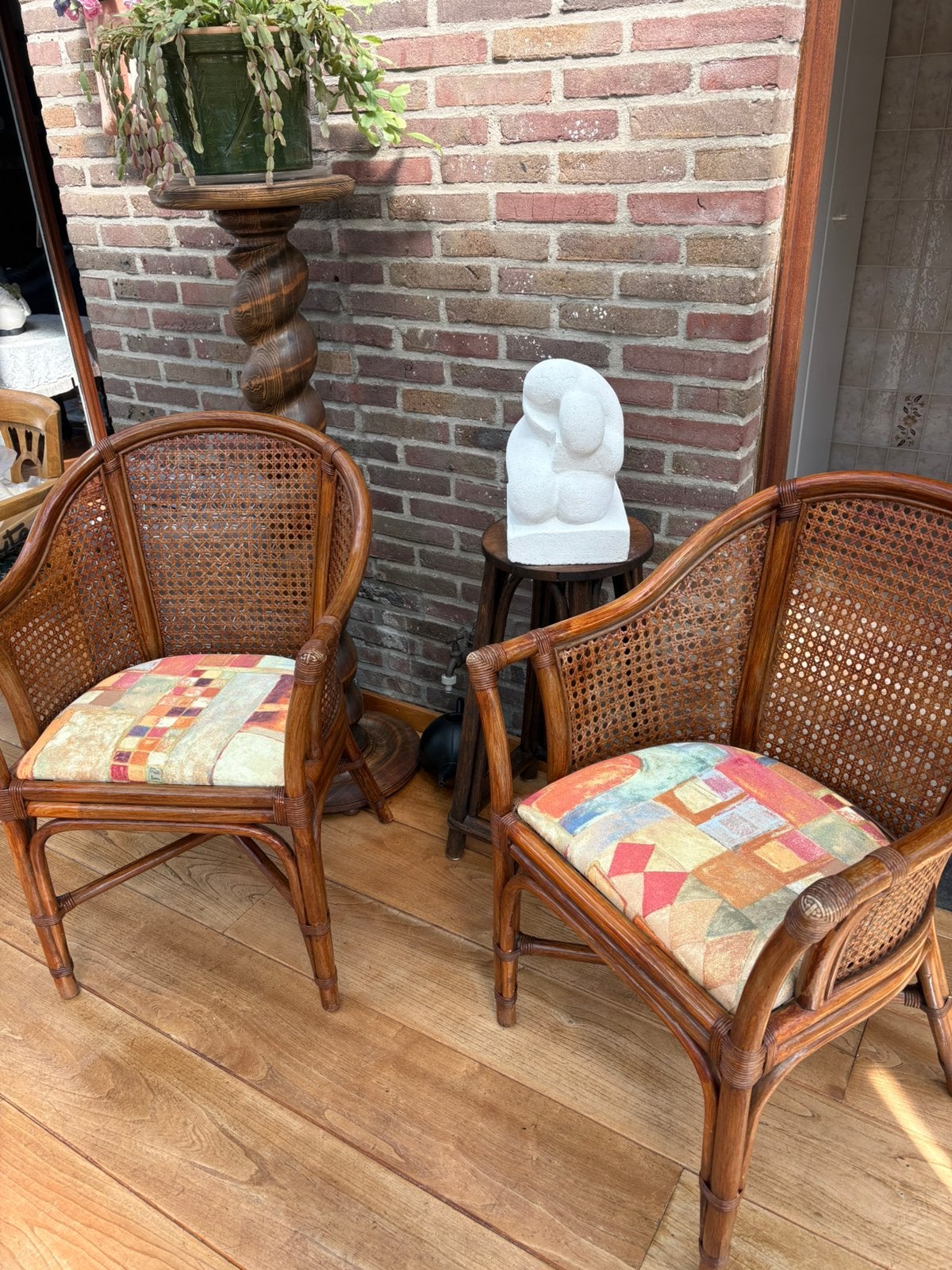 Rotan stoeltjes, Enlèvement, Utilisé, Rotin