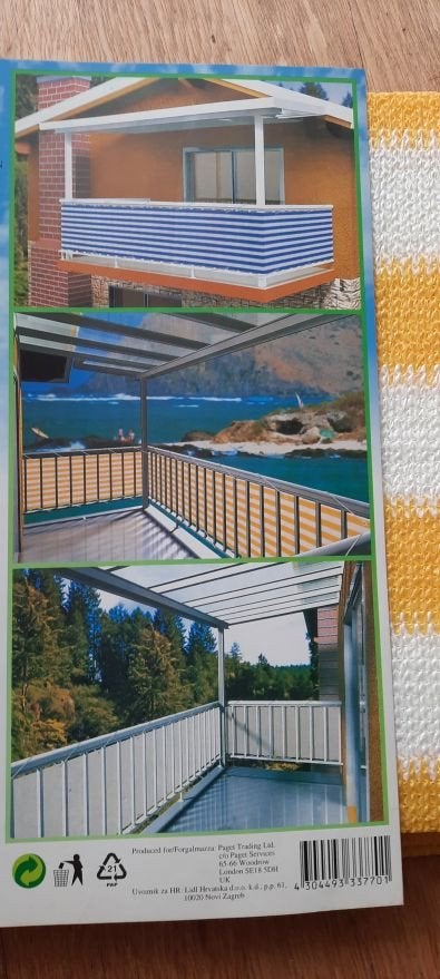 Ecran de protection pour terrasse, Enlèvement ou Envoi, Neuf