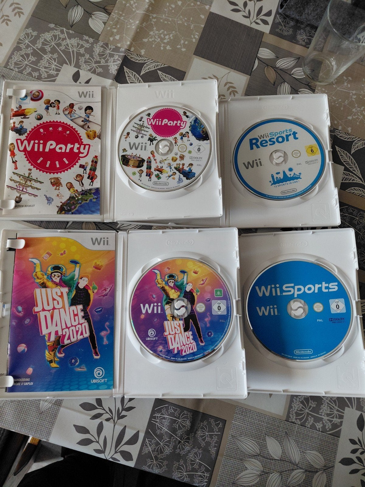 4 spellen Nintendo Wii, Ophalen, 2 spelers, Zo goed als nieuw, Sport