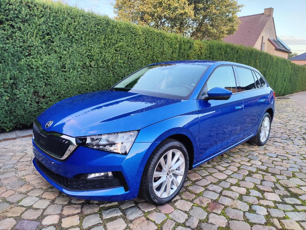 Skoda Scala 1.0 TSI Ambition, Auto's, Skoda, Voorwielaandrijving, Blauw, 127 g/km, 5 deurs