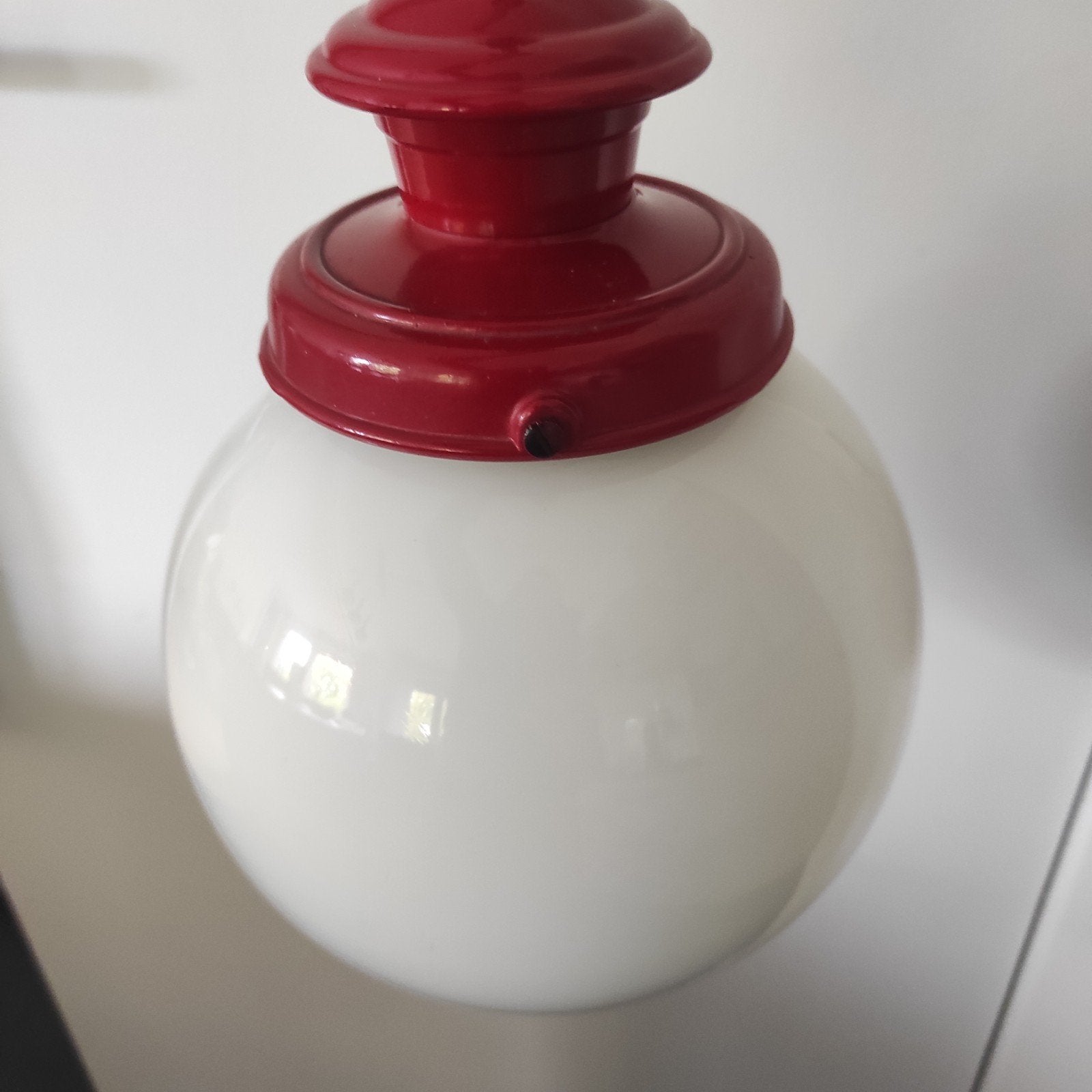 Lampe suspendue Space Age des années 70, Enlèvement, Comme neuf, Verre, Space age, vintage, seventies