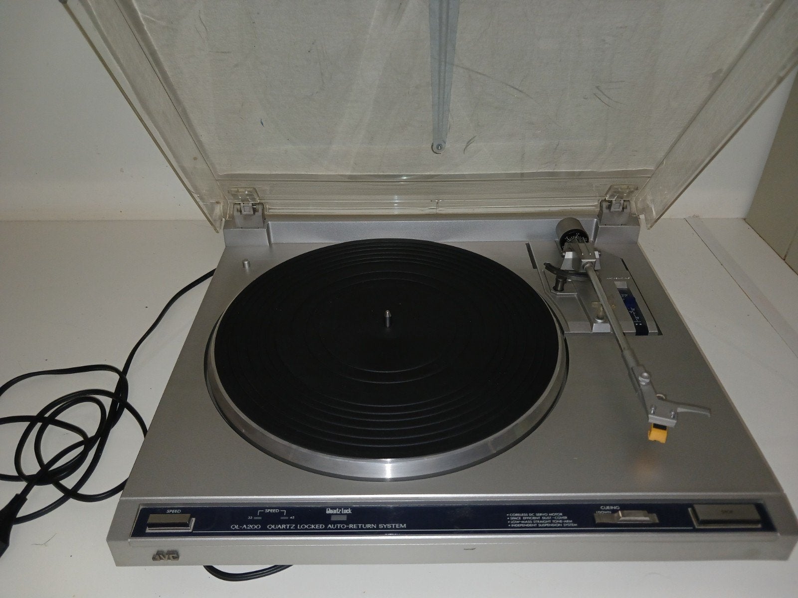 platenspeler JVC QL A200, TV, Hi-fi & Vidéo, Tourne-disques, Enlèvement, Utilisé, Tourne-disque