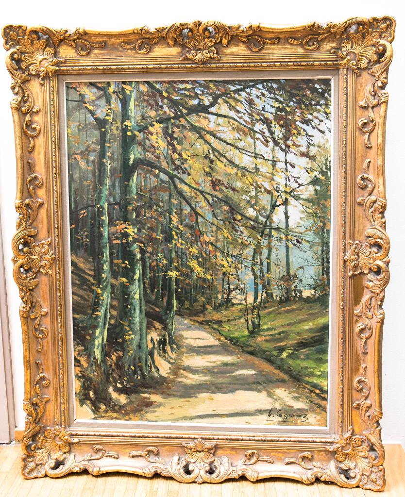Tableau de L.Garot - Sentier arboré, Ophalen