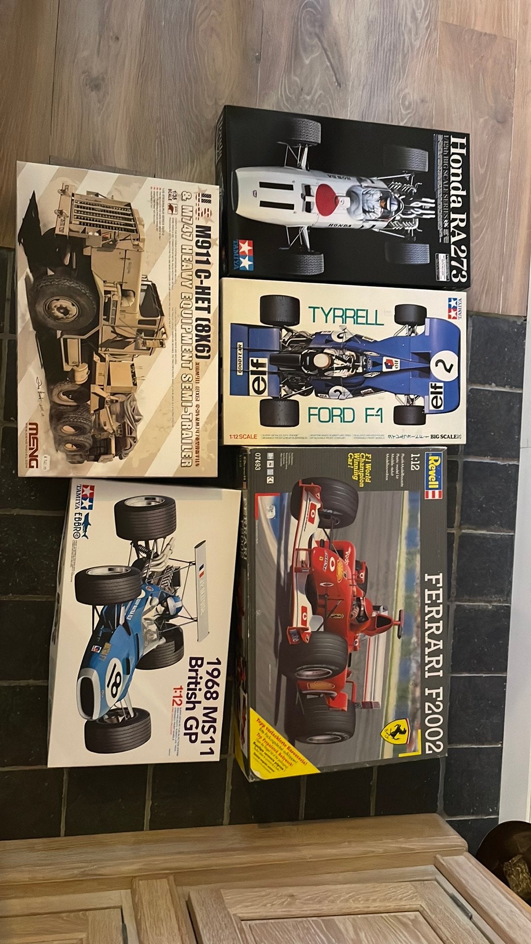 Pakket van 5 Modelbouw Formule F1, Hobby en Vrije tijd, Ophalen, Zo goed als nieuw