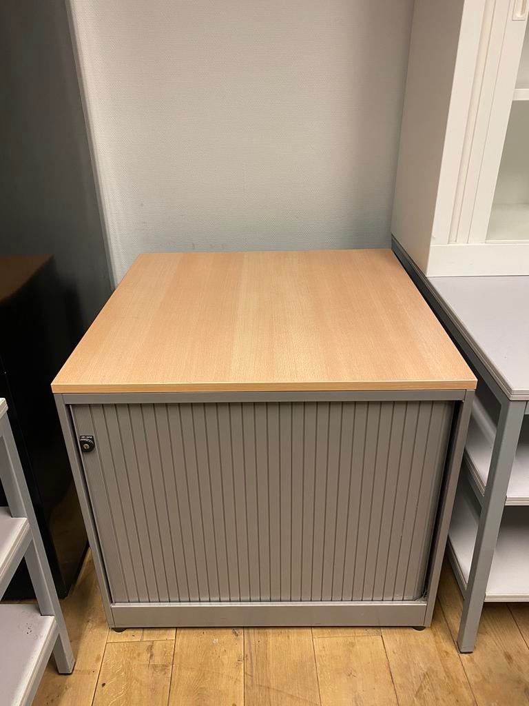 Ladeblok - Ahrend - houten blad & metaal, Enlèvement, Utilisé, Métal