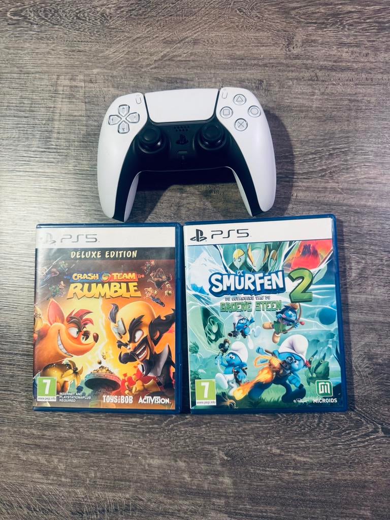 PlayStation 5 (Disc Edition) en parfait état +manette +2jeux, Enlèvement, Comme neuf