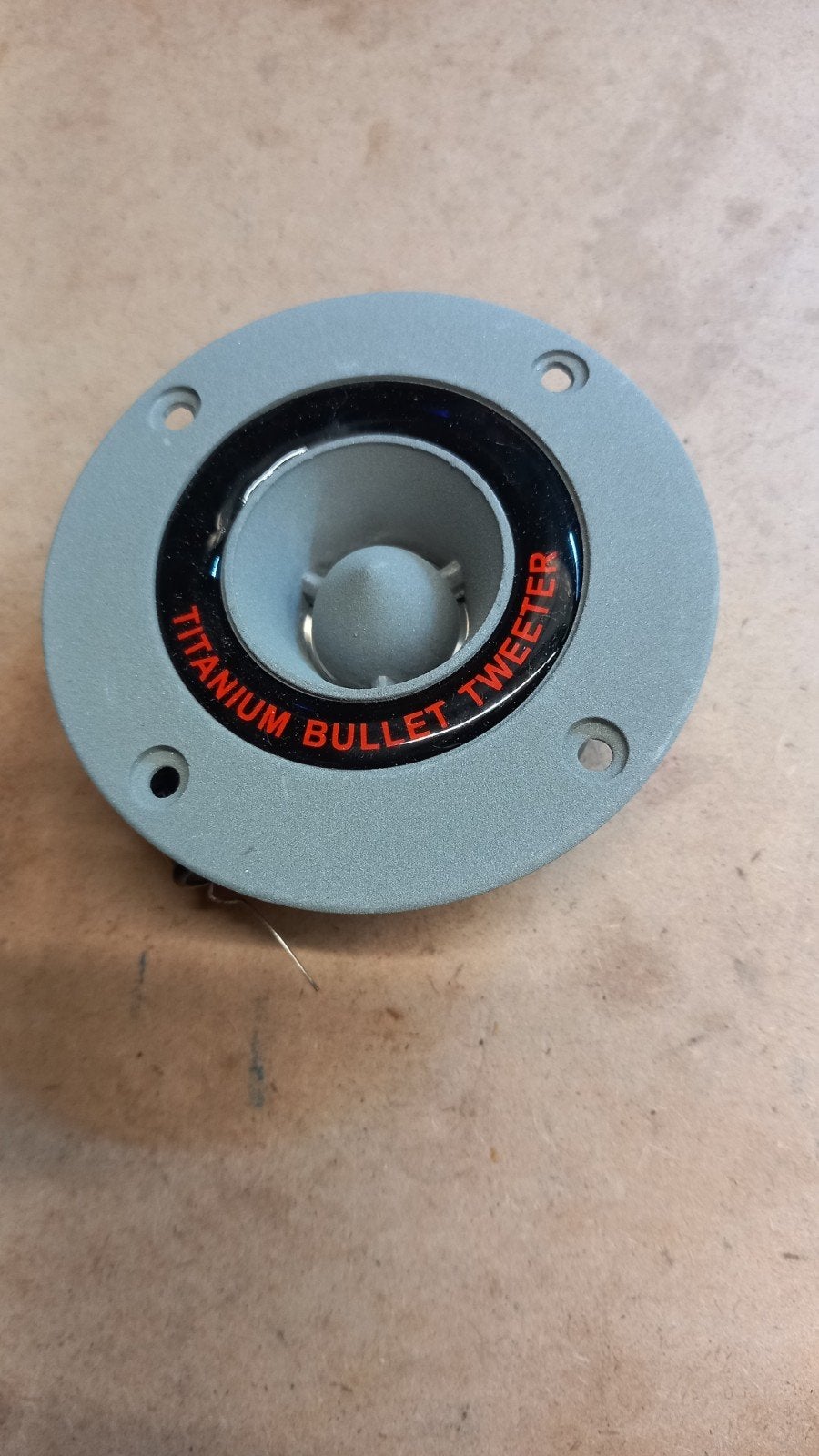 1 x tweeter Bullet en titane 8 ohms - 100 watts neuf, Neuf, Autres marques, Compatible son surround/home cinéma, Enlèvement ou Envoi