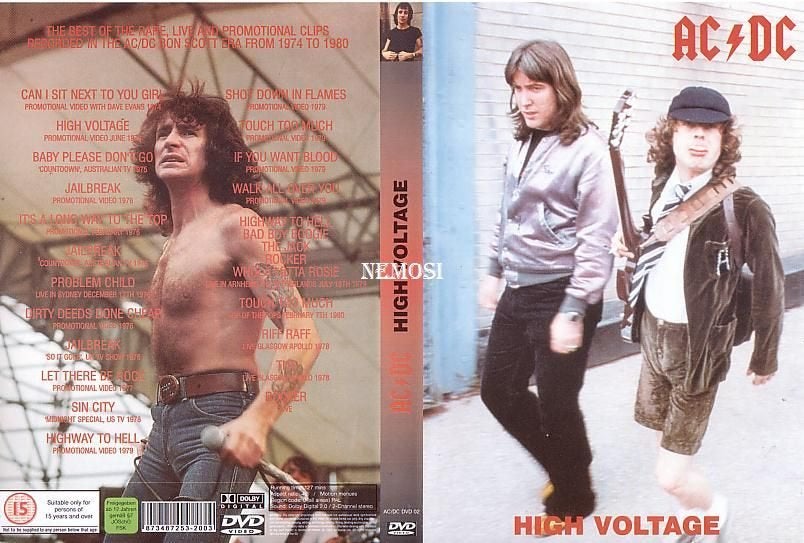 DVD - AC/DC - HIGH VOLTAGE, Cd's en Dvd's, Dvd's | Muziek en Concerten, Nieuw in verpakking, Concert, Eerste persing, Import, Alle leeftijden