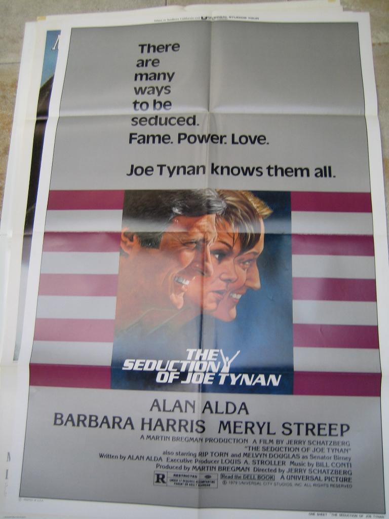Alan Alda, Barbara Harris, Séduction of Joe Tynan, Enlèvement ou Envoi, Comme neuf, Film, Affiche