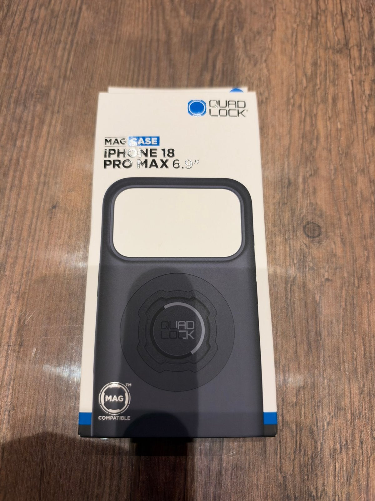 Hoesje iphone 18 pro max, Ophalen, Nieuw, Quad Lock, Zwart