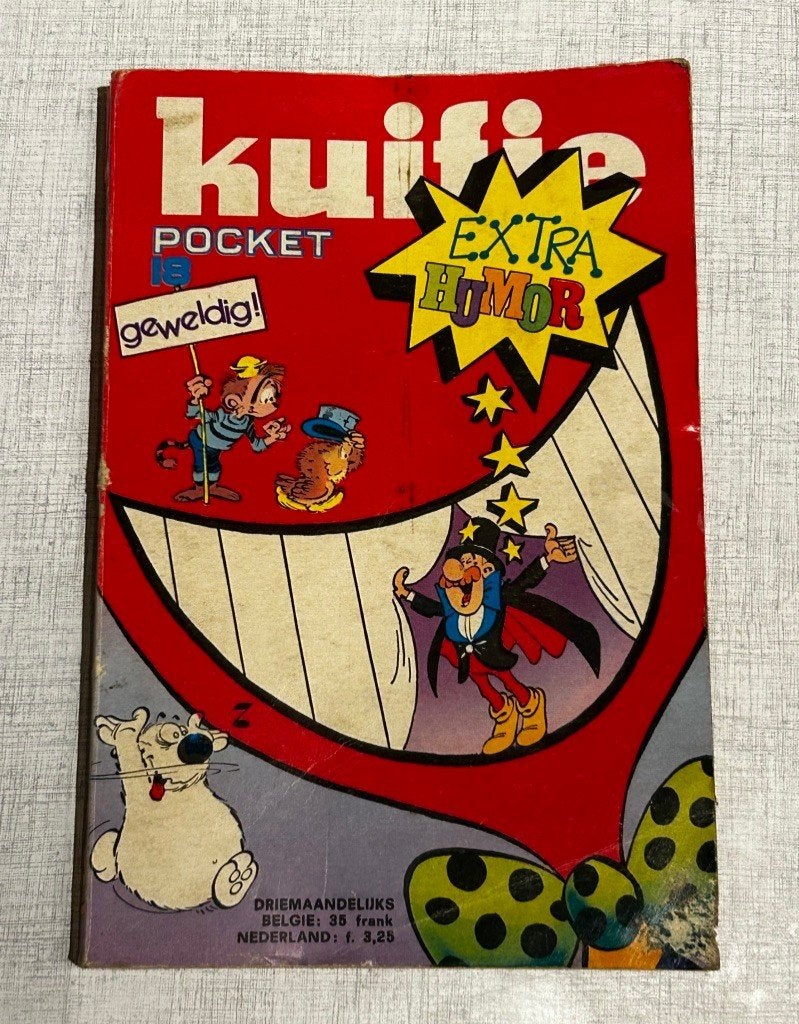 Kuifje pocket nr 18 van 1977, Gelezen, Eén stripboek, Ophalen of Verzenden, Lombard
