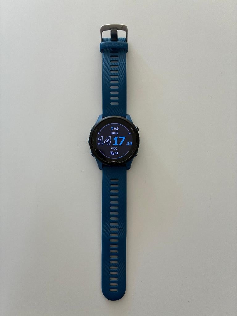 Garmin Forerunner 255, Handtassen en Accessoires, Sporthorloges, Ophalen, Blauw, Garmin, Nieuw