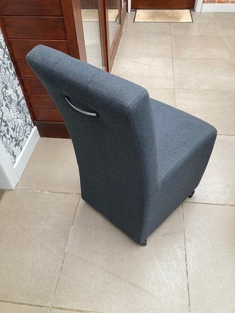 Zwarte eetkamerstoelen, Huis en Inrichting, Ophalen, Zo goed als nieuw, Zwart, Vijf, Zes of meer stoelen
