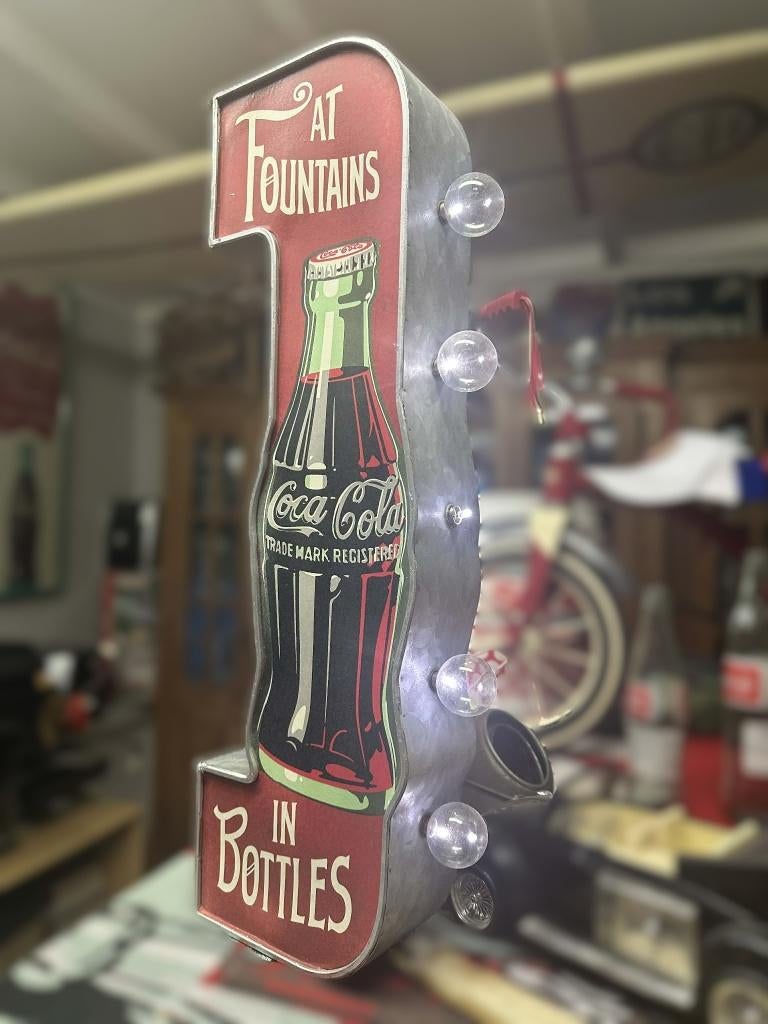 Coca Cola Verlichting, Enlèvement ou Envoi, Comme neuf, Table lumineuse ou lampe (néon)