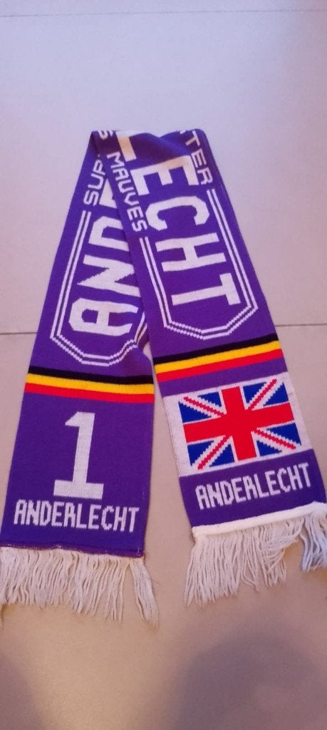vintage voetbalsjaal RSCA Anderlecht, Collections, Enlèvement ou Envoi