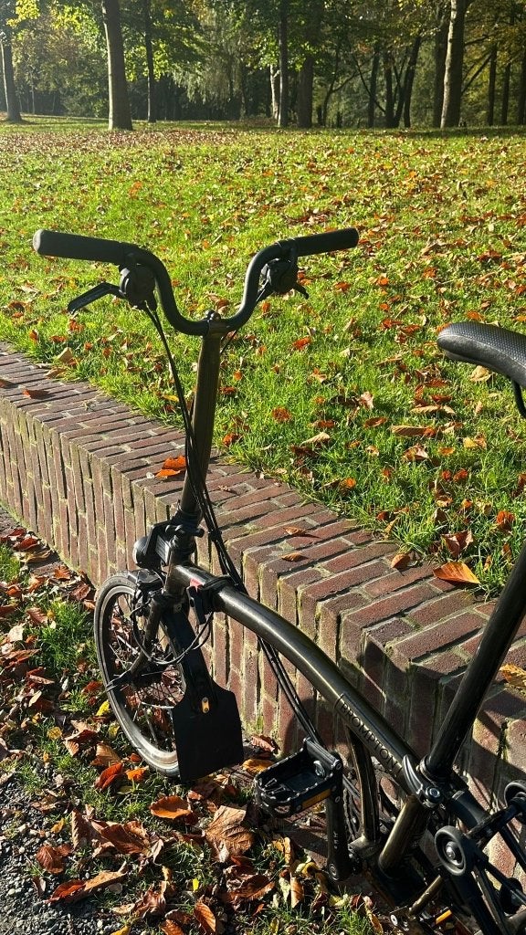Brompton H6R black Lacquer 6-versnellingen naafdynamo, Ophalen, Brompton, 14 tot 16 inch, Versnellingen