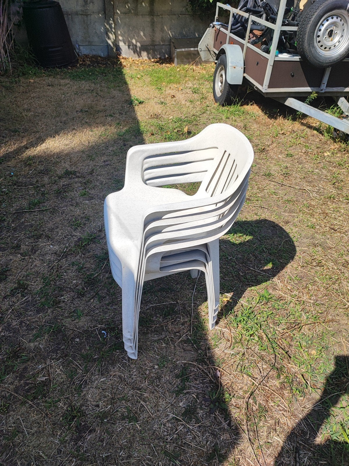 gratis tuinstoelen, Enlèvement