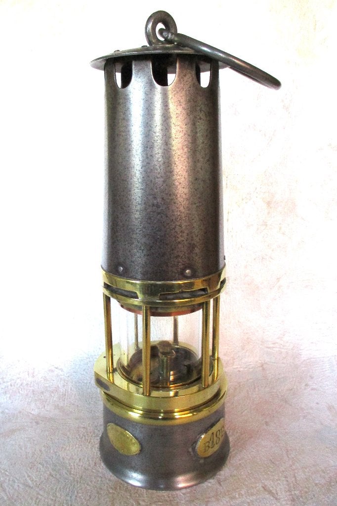 Lampe de mineur H. JORIS LIEGE charbonnage Bonne-Fin mine, Envoi