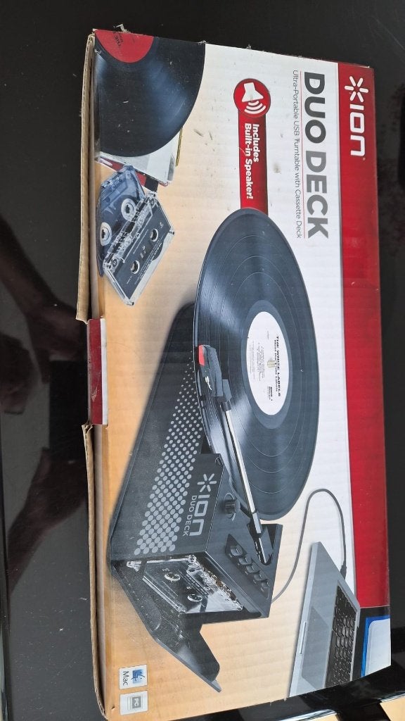 Duo Deck convertor van speelplaten naar cassettes, Audio, Tv en Foto, Ophalen