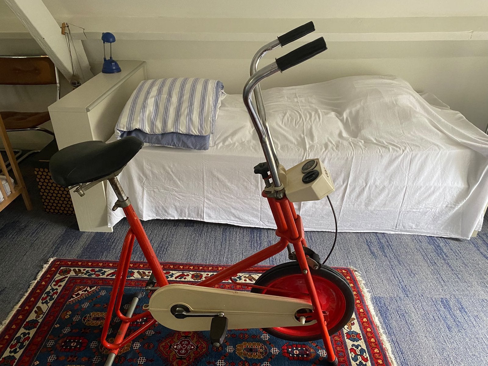 Vintage hometrainer, Enlèvement